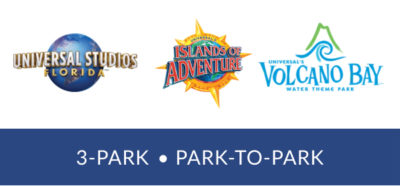 3-Park 2-Day Park-to-Park Ticket Dated Adult