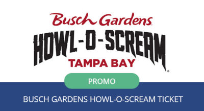 Busch Gardens Tampa Single Day Howl-O-Scream Ticket