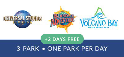 3-Park 3-Day Base + 2-Days Free Promo Ticket Dated Adult